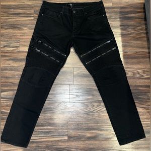 Black Men Jeans - Zipper Style - Size 38